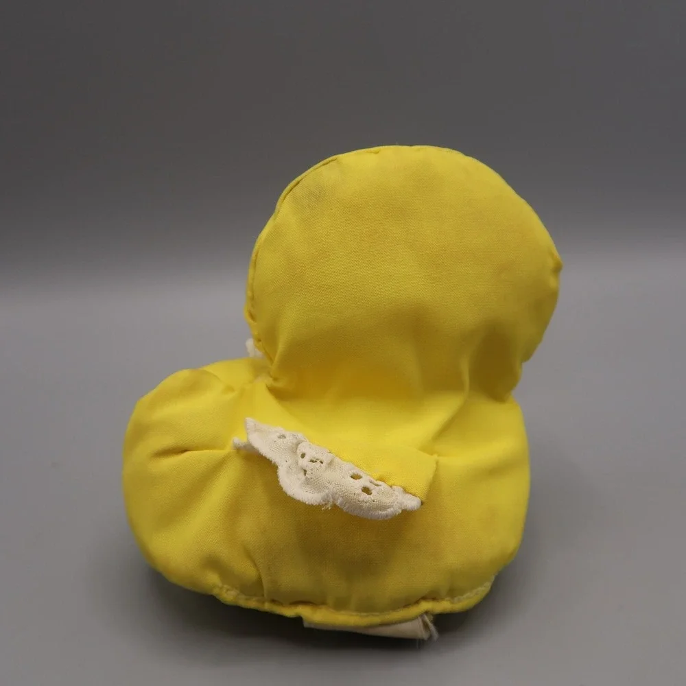 Vintage 1991 Fisher Price Tub Ducky Bath Toy Parachute Material Yellow Duck 1476